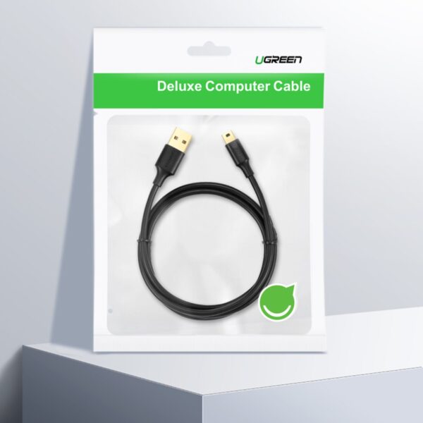 Us132-wr-06a UGREEN US132 USB to Mini USB 2.0, 450Mbps SuperSpeed Cable - 2m