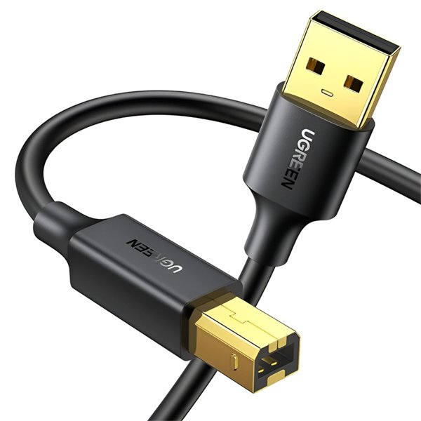 Us135-wr-05 UGREEN US135 USB 2.0 to USB-B Printer Cable, 480Mbps - 3m