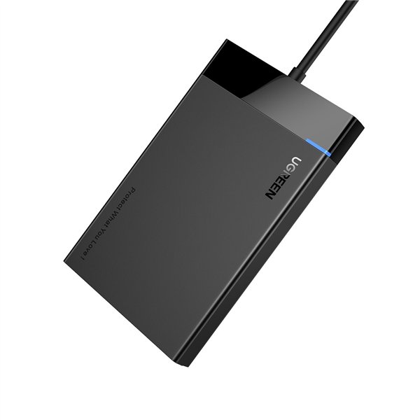 Us280-50568-wr-01 UGREEN USB 3.0 to 2.5” SATA Hard Drive Enclosure (Non-Detachable Cable)
