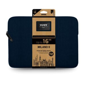 140720 PORT MILANO II ECO laptop sleeve 16 Navy wr 01 PORT MILANO II ECO laptop sleeve 16" Navy Blue