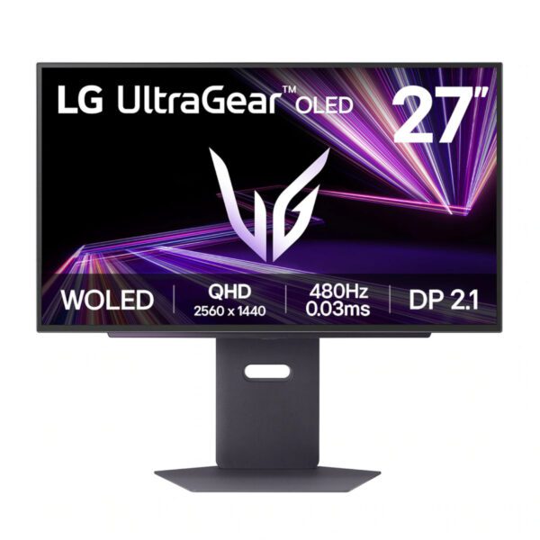 27GX790A-B.AFB LG-UltraGear-27-inch-QHD-OLED-480Hz-Gaming-Monitor wr 01a LG UltraGear 27" QHD OLED Gaming 480Hz 0,03ms
