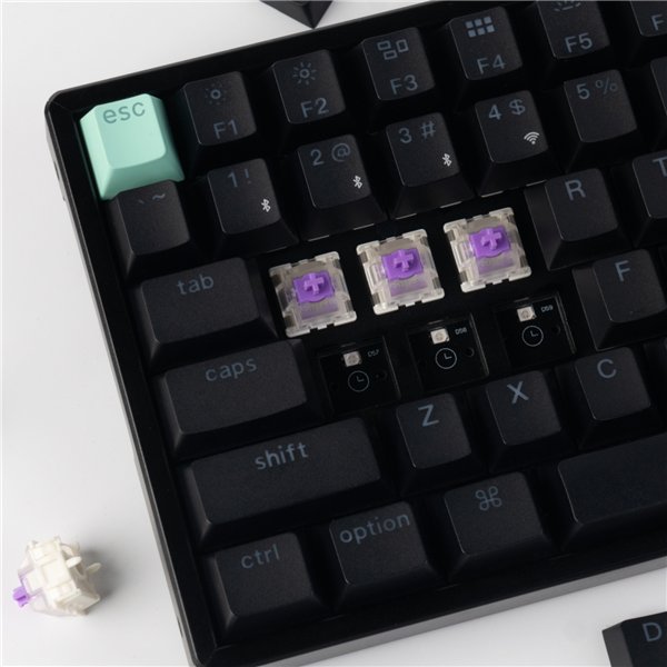 4894979016683 K4H-J1 wr-8 Keychron K4 HE 96% Magnetic Switch Hot-Swap RGB Wireless Keyboard – Black