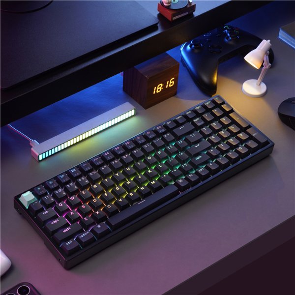 4894979016683 K4H-J1 wr-9 Keychron K4 HE 96% Magnetic Switch Hot-Swap RGB Wireless Keyboard – Black