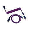 4895248821700 CAB-1-1 Keychron Premium Coiled Aviator USB Cable | Type-C + USB-A Adapter | Detachable Aviator Connector | 108 cm