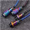 4895248821700 CAB-1-4 Keychron Premium Coiled Aviator USB Cable | Type-C + USB-A Adapter | Detachable Aviator Connector | 108 cm