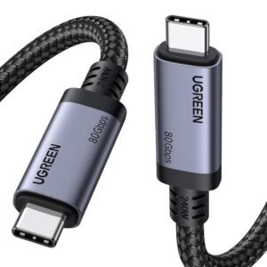 6941876263837 L706-65383 UGREEN USB4 Gen4 240W USB-C to USB-C Cable (Black)