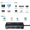 6957303822652 20265-20265 LS 03 UGREEN USB Type-A Male to Ethernet Adapter with 3-Port USB Hub – Black