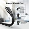 6957303828838 US184-20883 LS UGREEN Type-C to USB-A 3.0 Cable 1.5m – Fast Charging 3A, 5Gbps Sync – Black