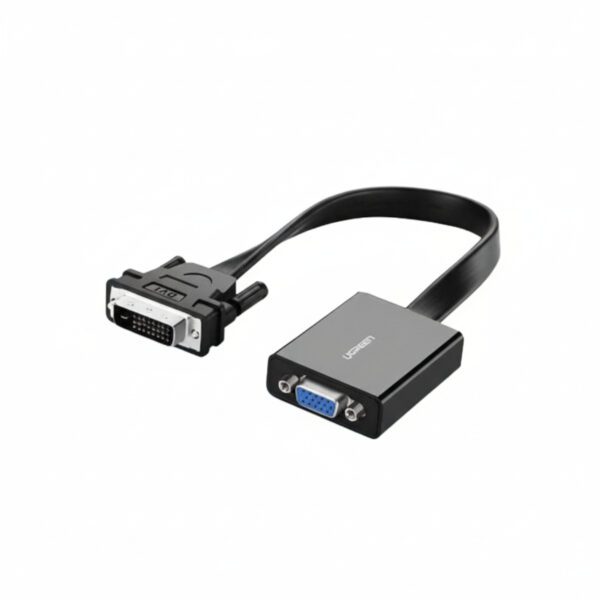 6957303842599 MM108-40259 03 UGREEN DVI-D 24+1 to VGA Active Video Adapter (Male to Female) – Black
