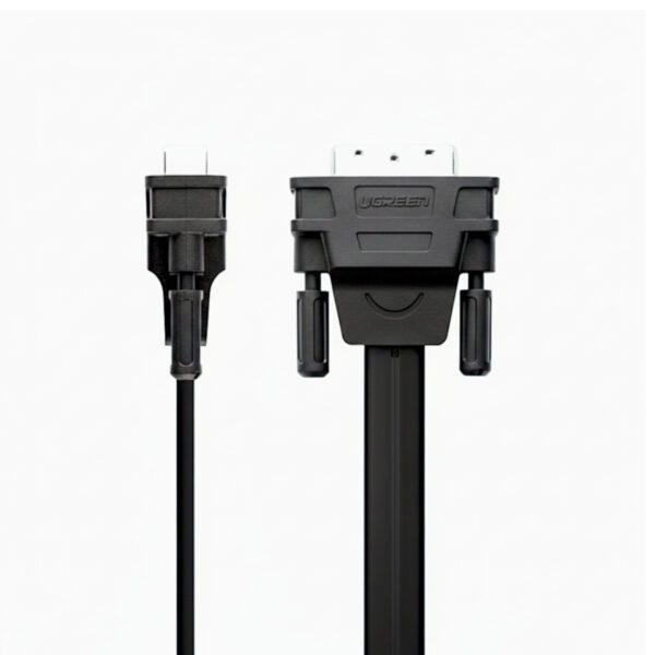 6957303842599 MM108-40259 04 UGREEN DVI-D 24+1 to VGA Active Video Adapter (Male to Female) – Black