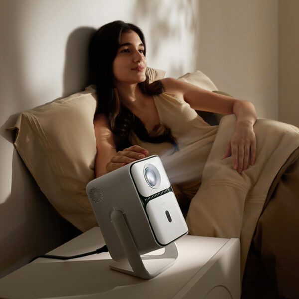 Wanbo T2 Ultra – 1080P 500ANSI Android 11 Smart Home Theatre Projector – White