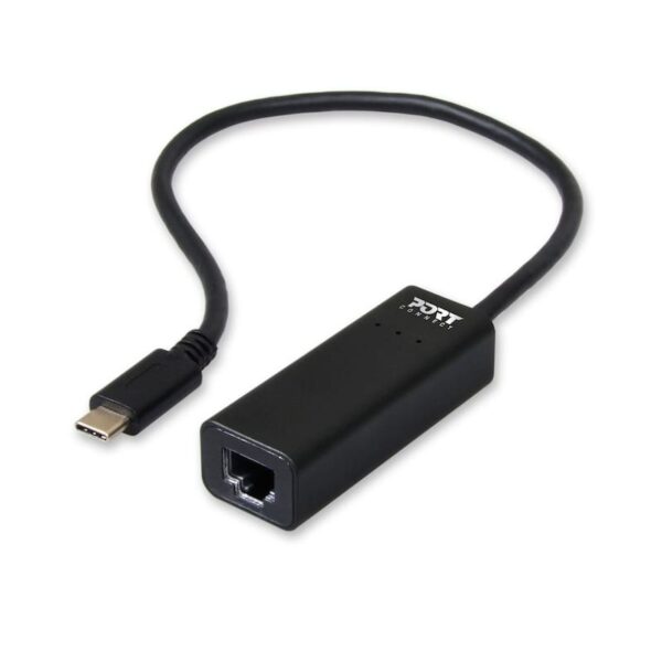 900126 wr 02 Port USB Type-C to RJ45 5Gbps 30cm Adapter - Black
