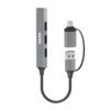 Port Connect USB Type-C to 4-port USB-A 3.0/2.0 Hub