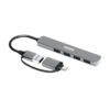 Port Connect USB Type-C to 4-port USB-A 3.0 Hub