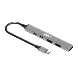 900163 Port-USB-Type-C-Hub-4-x-USB-1-x-Charging-Port wr 01a Port USB Type-C Hub 4 x USB + 1 x Charging Port