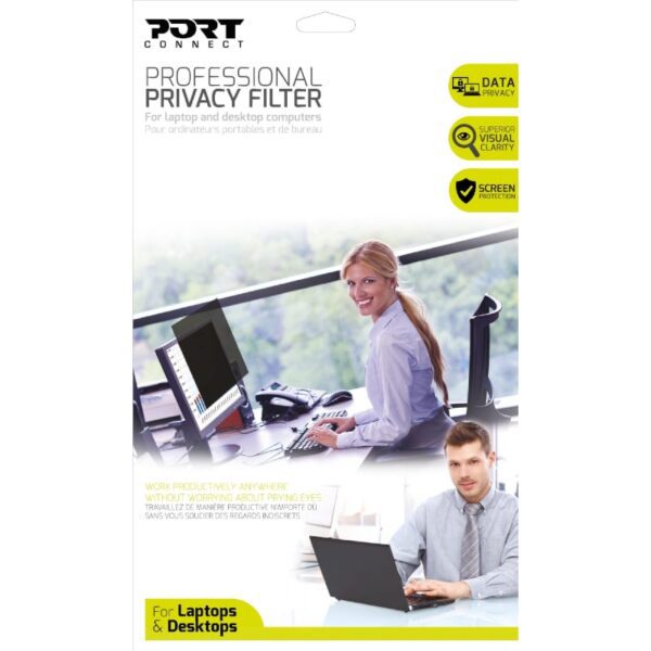 900240 wr 01 Port Designs Privacy Filter 2D Gold 14" Laptop