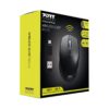 Port Connect Silent 1600DPI 3 Button Wireless Mouse - Black