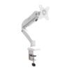 901110 wr 02a PORT Monitor Arm VESA Single Screen - White