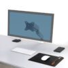 901110 wr 04a PORT Monitor Arm VESA Single Screen - White
