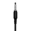 Port Stereo Headset with Mic with 1.2m Cable|1 x 3.5mm|Volume Controller - Black