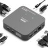 901908V2EU Port-Connect-Multi-port-USB-Type-C-2x4K-Office-Docking-Station-Black wr 04a Port Connect Multi-port USB Type-C 2x4K Office Docking Station