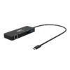 901909 wr 01a Port USB Type-C to 1 x RJ45|1 x USB3.0 SS|1 x Type-C 85W PD|1 x HDMI2.0|1 x VGA 30cm Cable Dock - Black
