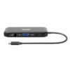 901913 wr 01 Port USB Type-C 4 x USB3.1|1 x Aux|Micro+SD Card Reader|1 x RJ45|1 x HDMI|1 x VGA|1 x Type-C PD Dock 100W - Black