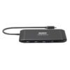 901913 wr 02 Port USB Type-C 4 x USB3.1|1 x Aux|Micro+SD Card Reader|1 x RJ45|1 x HDMI|1 x VGA|1 x Type-C PD Dock 100W - Black