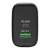 902104EU-WR-04 Port Connect 65W GaN Type-C and USB-A Fast Charger