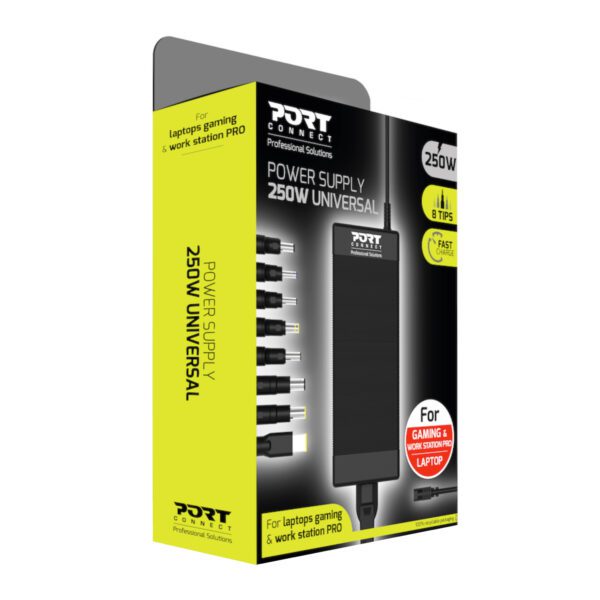 904001EU PORT-CONNECT-UNI-GAME-WORKSTATION-PS-250 wr 05 Port Connect 250W Universal Power Supply