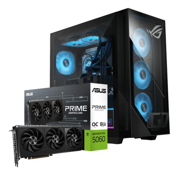 90PF0561-M02JV0-PRTX5060 Asus-ROG-G700-Intel-Core-Ultra-5-Windows-11-Home-PC-RTX-5060-PRIME-16GB-DDR5-1TB-NVMe-–-Black wr 01a Asus ROG G700 Intel® Core™ Ultra 5 Windows 11 Home PC (RTX 5060 PRIME | 16GB DDR5 | 1TB NVMe)