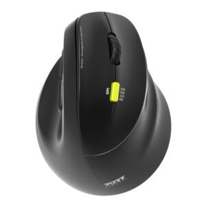 910007 .PORT-MOUSE-ERGO-RECHARGEABLE-BT-RIGHT wr 08 Port Connect Ergo Shape Bluetooth Rechargeable Mouse