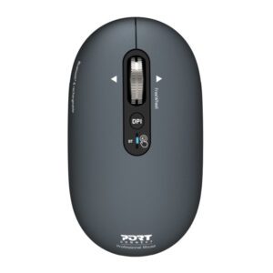 910501 Port-Connect-PURE-MAC-Rechargeable-Wireless-Bluetooth-Mouse-Shadow wr 01 Port Connect PURE MAC Rechargeable Wireless and Bluetooth Mouse - Shadow