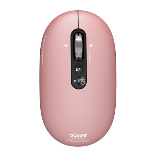 910503 Port-Connect-PURE-MAC-Rechargeable-Wireless-Bluetooth-Mouse-Copper-Rose wr 01 Port Connect PURE MAC Rechargeable Wireless and Bluetooth Mouse - Copper Rose
