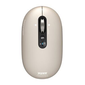 910504 Port-Connect-PURE-MAC-Rechargeable-Wireless-Bluetooth-Mouse-Pearle wr 01 Port Connect PURE MAC Rechargeable Wireless and Bluetooth Mouse - Pearl