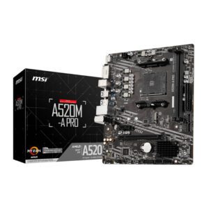 MSI A520M-A PRO AM4 AMD MATX Gaming Motherboard
