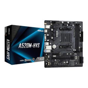 A520M-HVS wr 01 ASRock A520M-HVS AMD AM4 M-ATX Motherboard