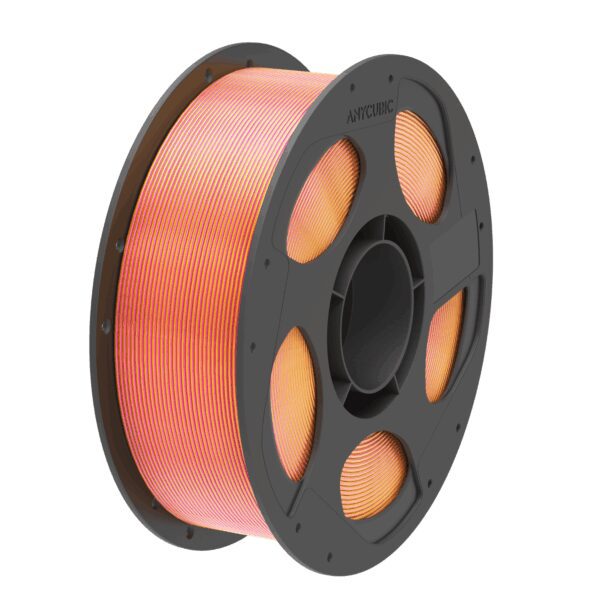 AHSC11-10 Anycubic PLA Silk Dual Filament - PinkGo wr 01 Anycubic PLA Silk Dual Filament 1kg - Pink/Gold