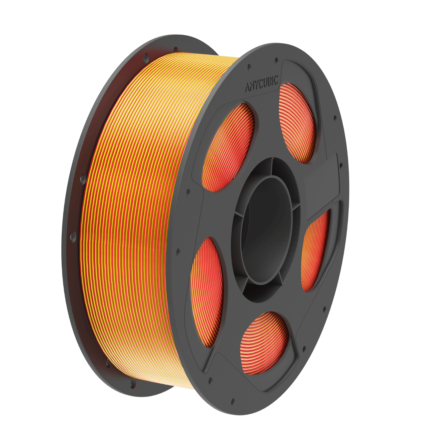 AHSC12-10 Anycubic PLA Silk Dual Filament - RedGol wr 02 Anycubic PLA Silk Dual Filament - Red/Gold