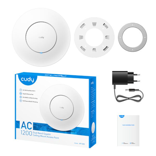 AP1300 wr 06 Cudy AC1200 Gigabit Dual Band Ceiling Access Point