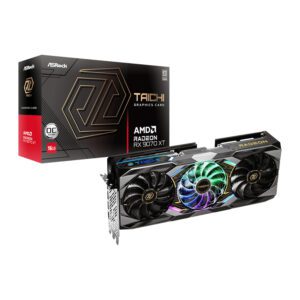 ASRock RX9070XTTAICHI16GOC wr 01a ASRock Radeon RX9070 XT Taichi 16G OC Graphics Card