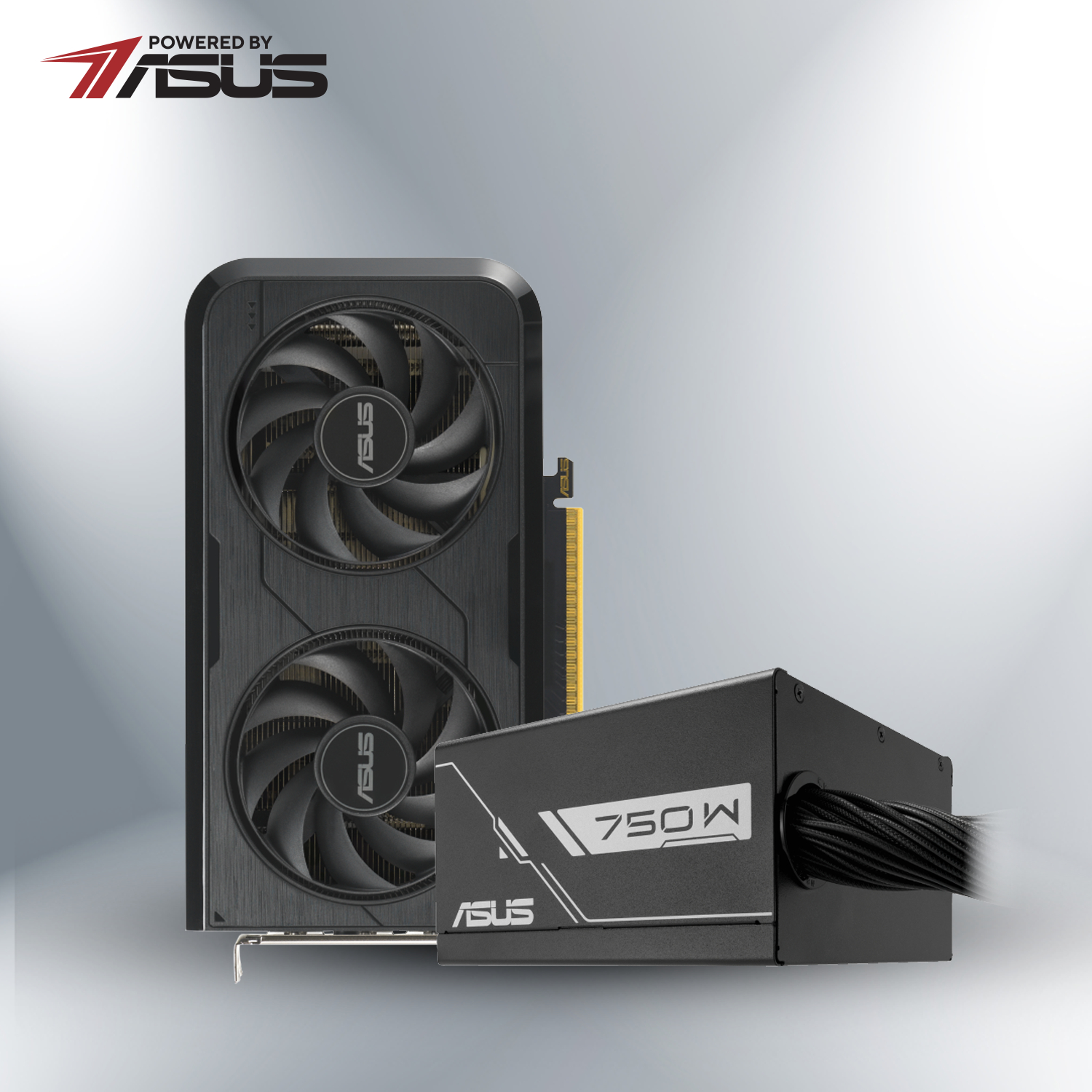 ASUS Nvidia GeForce RTX 5050 8GB Graphics Card + 750W 80 PLUS Bronze Non-modular Power Supply Bundle