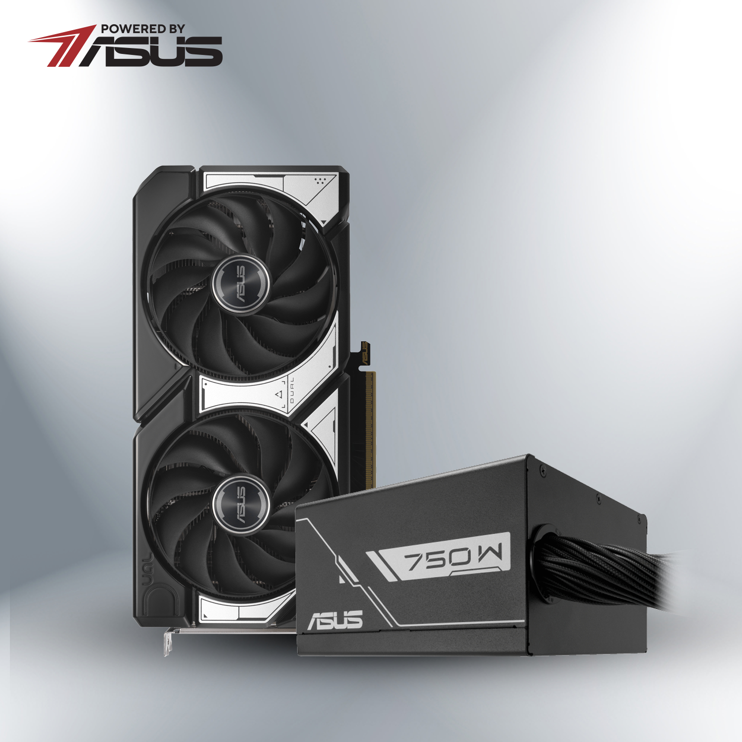 ASUS Nvidia GeForce RTX 5060 8GB Graphics Card + 750W 80 PLUS Bronze Non-modular Power Supply Bundle