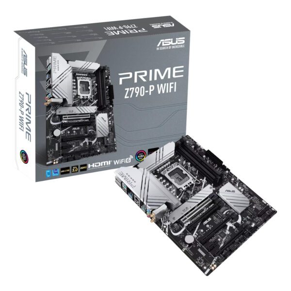 ASUS PRIMEZ790-PWIFI wr 01a Asus PRIME Z790-P WIFI ATX Gaming Motherboard