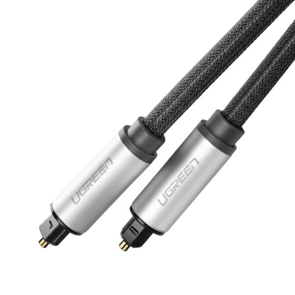 UGREEN AV108 Male to Male Toslink Optical Audio Cable 2m–Grey