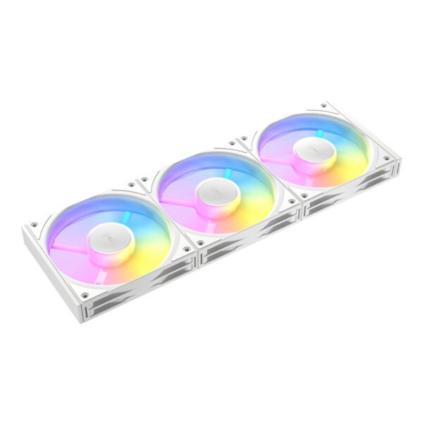 Antec C120R-ARGB-3PK-WH wr 03a Antec Connect 120 Reverse ARGB PWM Fan 3 Pack – White