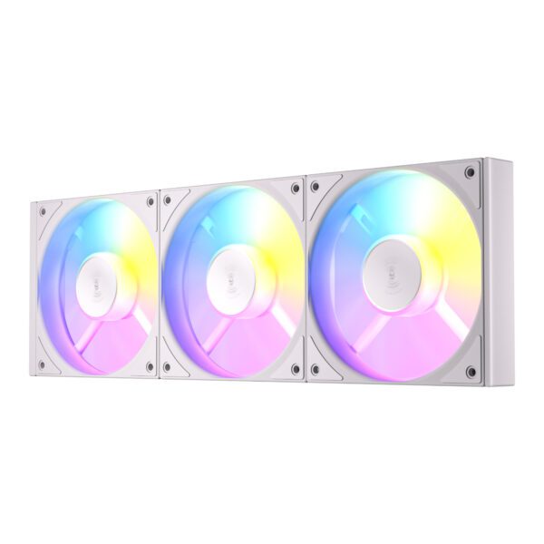 Antec C120R-ARGB-3PK-WH wr 04a Antec Connect 120 Reverse ARGB PWM Fan 3 Pack – White
