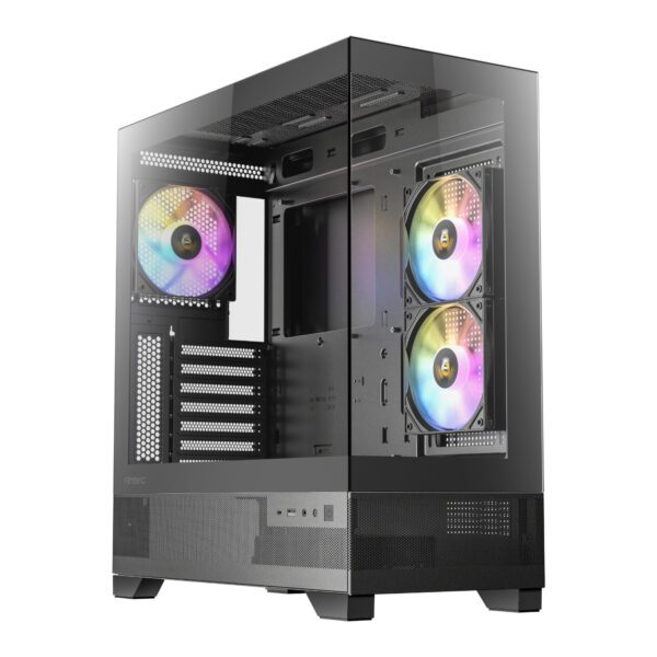 Antec CX700-ARGB-B wr 01a Antec CX700 ARGB ATX | Micro-ATX | ITX ARGB Mid-Tower Gaming Chassis - Black