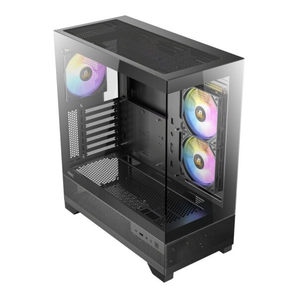 Antec CX700-ARGB-B wr 05a Antec CX700 ARGB ATX | Micro-ATX | ITX ARGB Mid-Tower Gaming Chassis - Black
