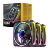 Antec ORBIT PWM 120mm ARGB Fan 3 Pack - Black